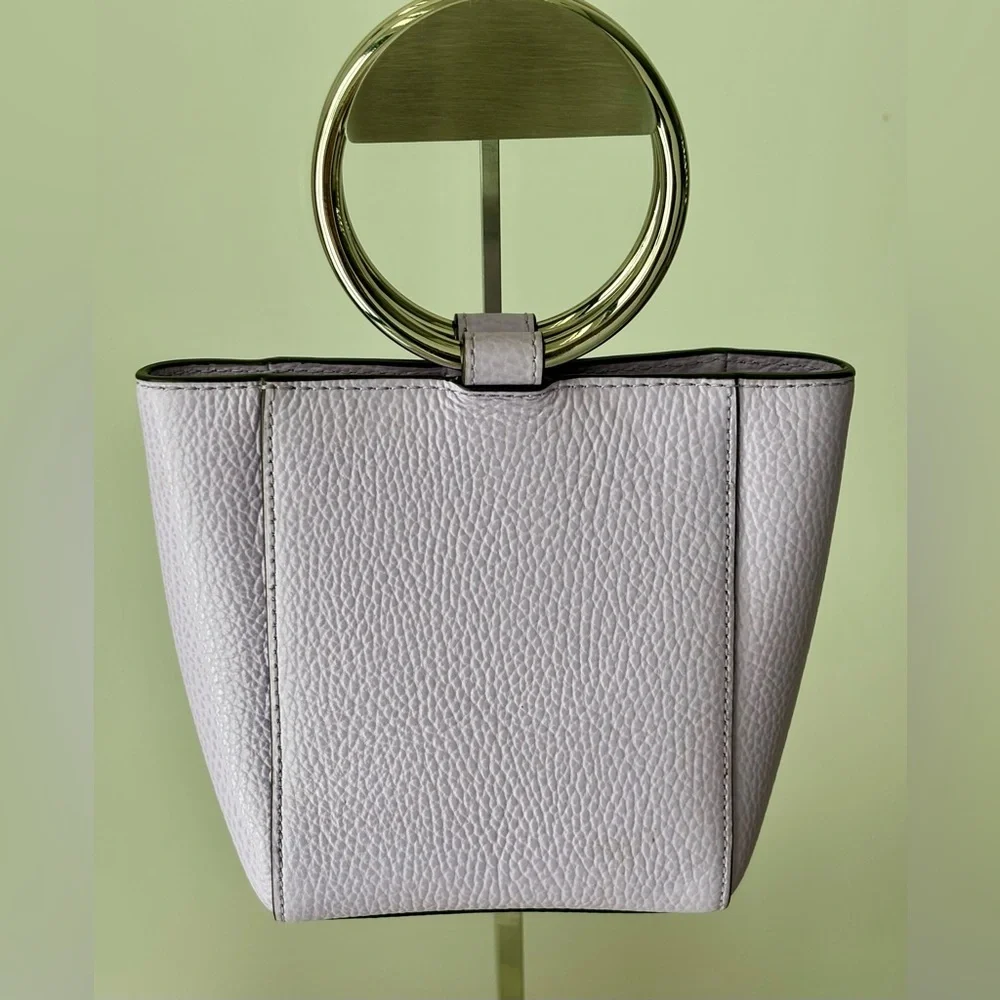 HENRI BENDEL MARQUIS MICRO TOTE/SHOULDER BAG- LILAC - Picture 3 of 10